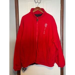 VTG Pro Player Vintage Indiana IU Hoosiers Reversible Jacket Size XL